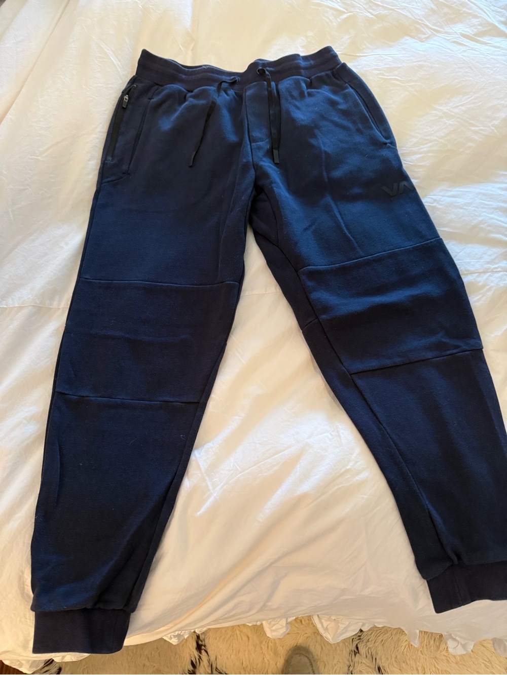 RVCA Men's Navy Blue Sweatpants